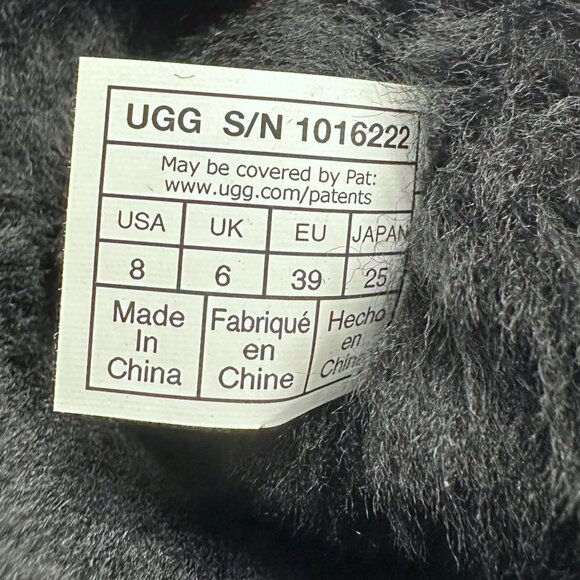 UGG Classic Mini II Boots Women’s Black Sheepskin Suede Winter Ankle Boots - Picture 13 of 15